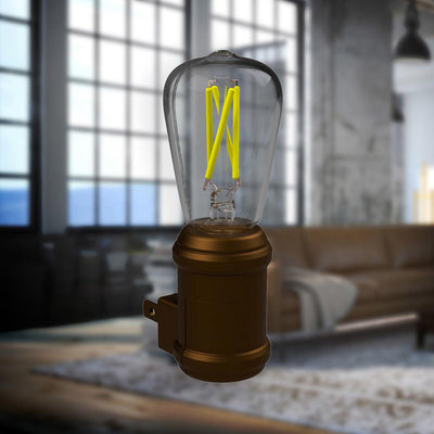 Westek Automatic Plug-in Vintage Edison LED Night Light