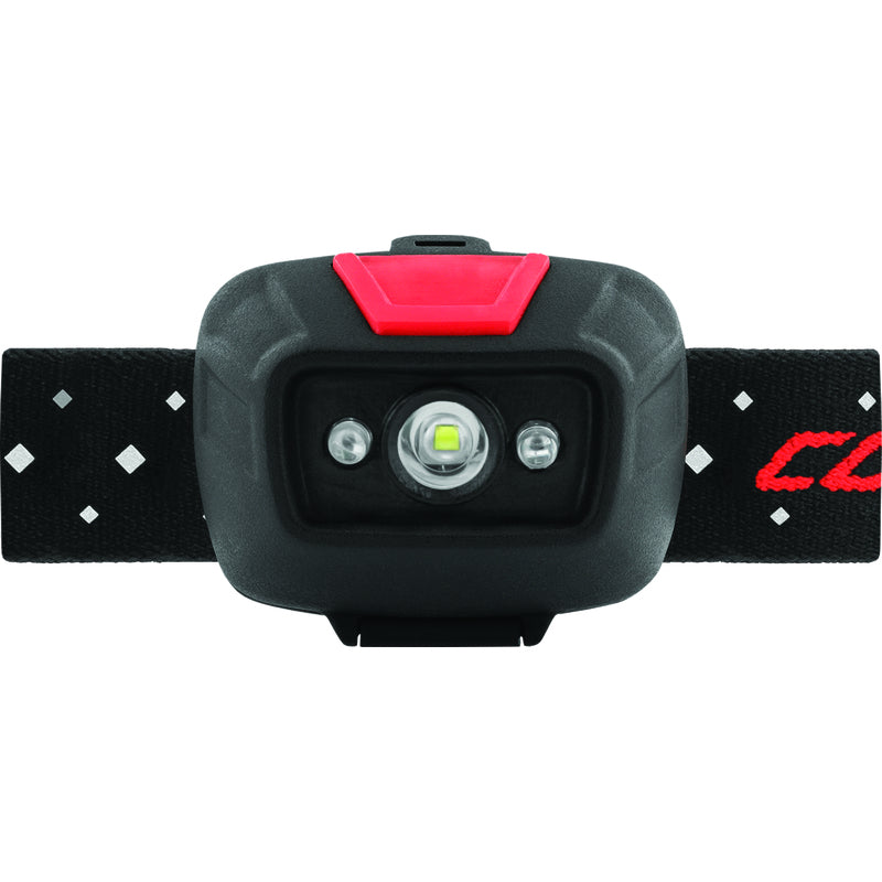 Coast 330 lm Black/Red LED Head Lamp AAA Battery