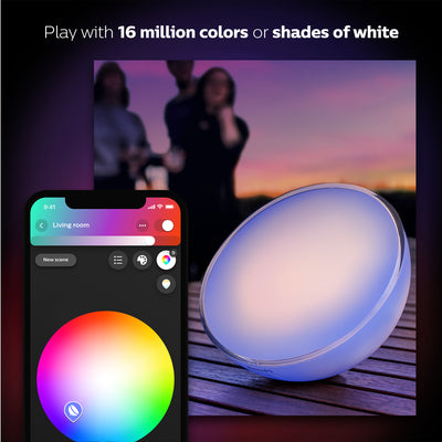 Philips Hue Connector LED Smart Portable Light White and Color Ambiance 1 pk