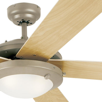 Westinghouse Comet 52 in. Brushed Pewter Brown LED Indoor Ceiling Fan