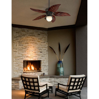 Westinghouse Oasis 48 in. Oil Rubbed Bronze Brown LED Indoor and Outdoor Ceiling Fan