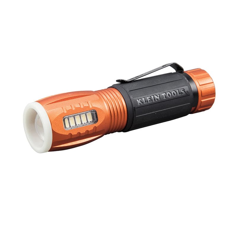 Klein Tools 235 lm Black/Orange LED Flashlight AAA Battery
