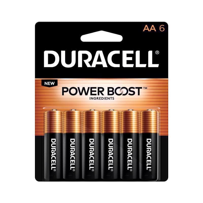 Duracell Coppertop AA Alkaline Batteries 6 pk Carded