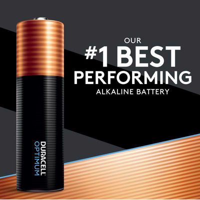 Duracell Optimum AA Alkaline Batteries 8 pk Carded