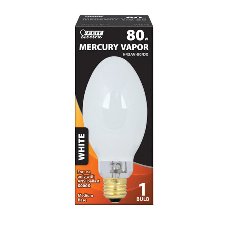 Feit Electric 80 W ED17 HID Bulb White Mercury Vapor 1 pk