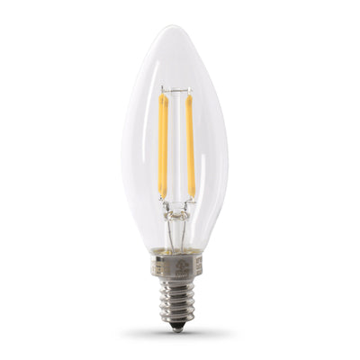Feit Electric B10 E12 (Candelabra) LED Bulb Daylight 60 Watt Equivalence 6 pk