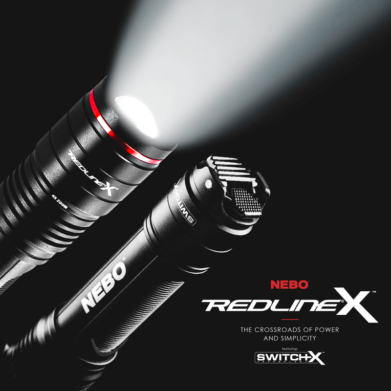 Nebo Redline X 1800 lm Black LED Flashlight 18650 Battery