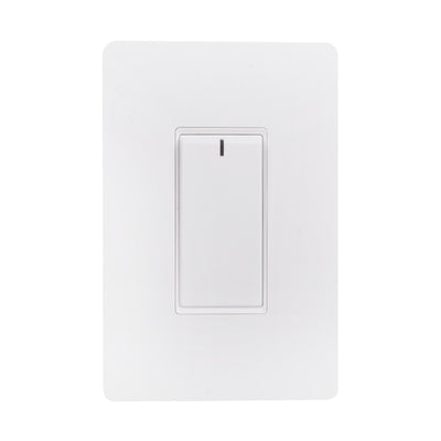 Globe Electric 15 amps WiFi Smart Wireless Light Switch White 1 pk