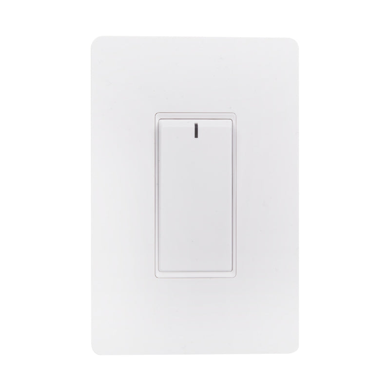 Globe Electric 15 amps WiFi Smart Wireless Light Switch White 1 pk