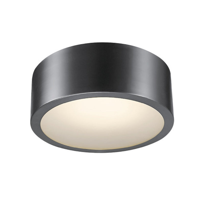 Globe Electric Edinburg 4.02 in. H X 11.03 in. W X 11.03 in. L Black Iron Ceiling Light