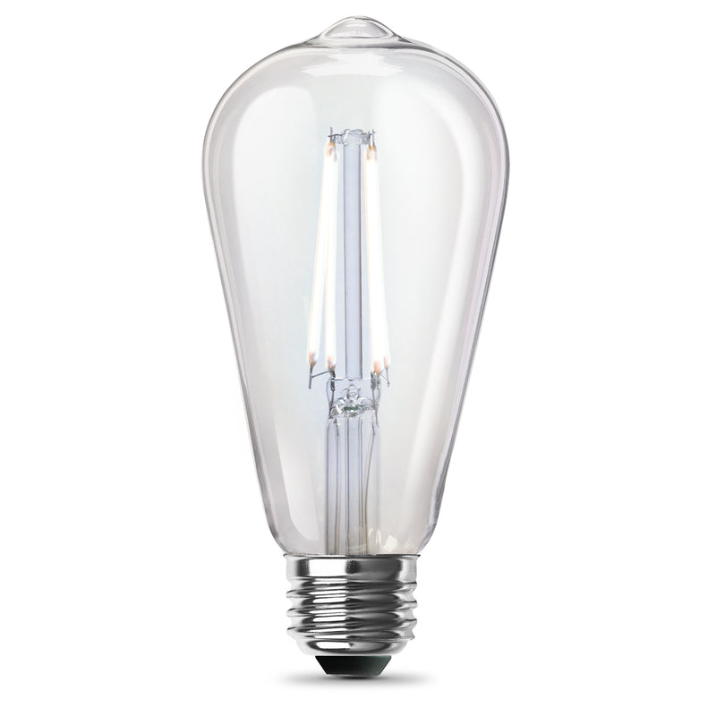 Feit Electric ST19 E26 (Medium) Filament LED Bulb Daylight 100 Watt Equivalence 2 pk