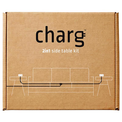 Charg 10 ft. L 2 outlets Power Hub w/USB ports White