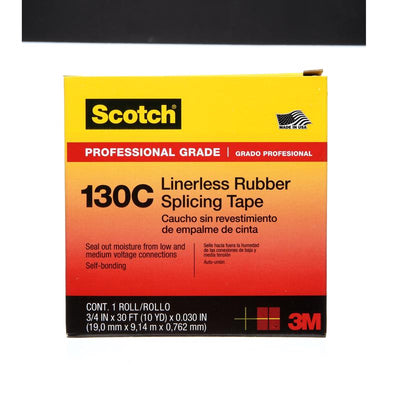 Scotch 3/4 in. W X 30 ft. L Black Vinyl Splicing Tape