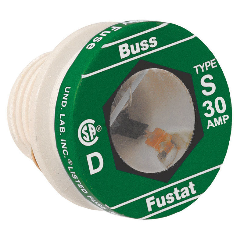 Bussmann 30 amps Dual Element Tamper Proof Plug 4 pk