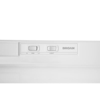 Broan 36 in. W White Range Hood