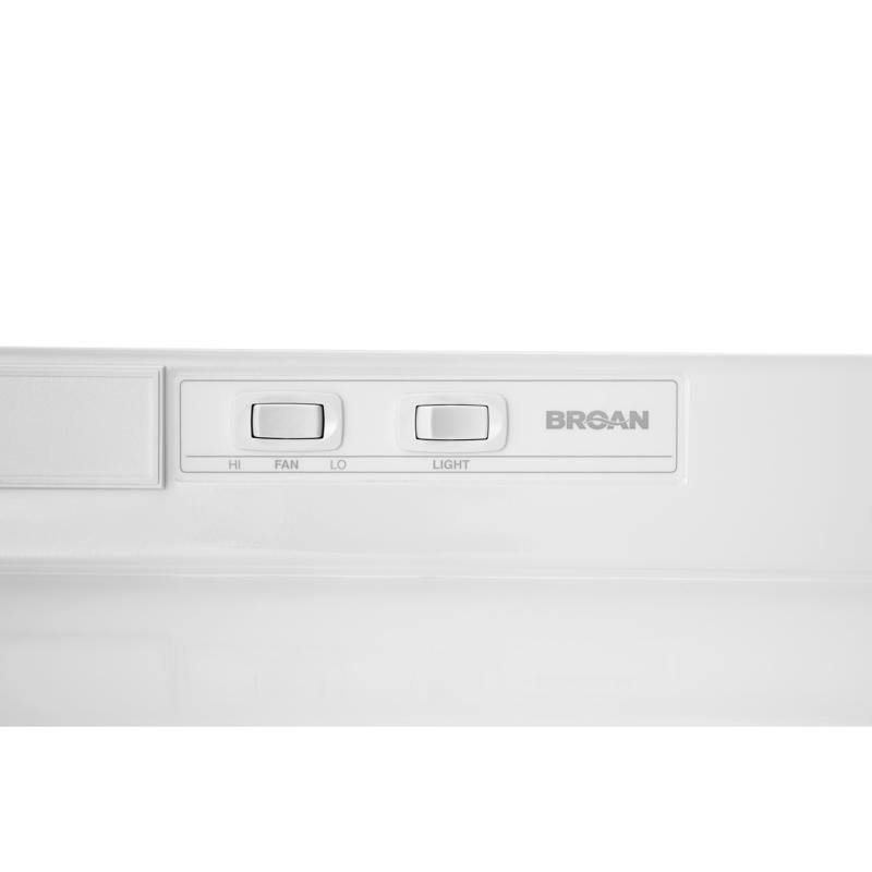 Broan 36 in. W White Range Hood