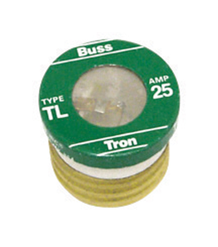 Bussmann 25 amps Time Delay Plug Fuse 4 pk