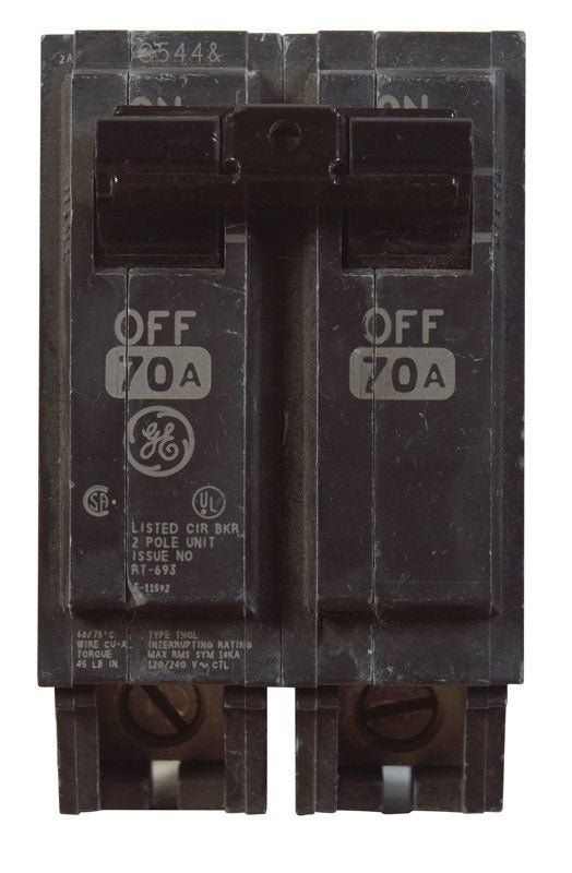 GE Q-Line 70 amps Standard 2-Pole Circuit Breaker