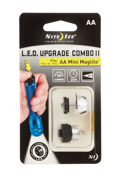 Nite Ize LED Upgrade Combo II LED Flashlight Bulb Pin/Plug-In Base