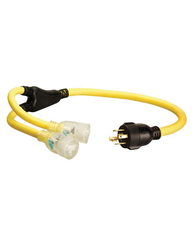 Coleman Cable 10/4 STOW 250 V 3 ft. L Generator Cord