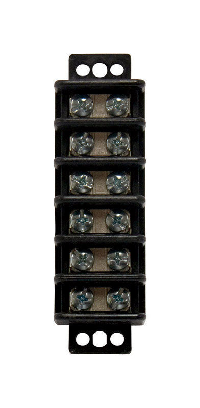 Gardner Bender 22-10 Ga. Insulated Wire Terminal Block Black 1 pk