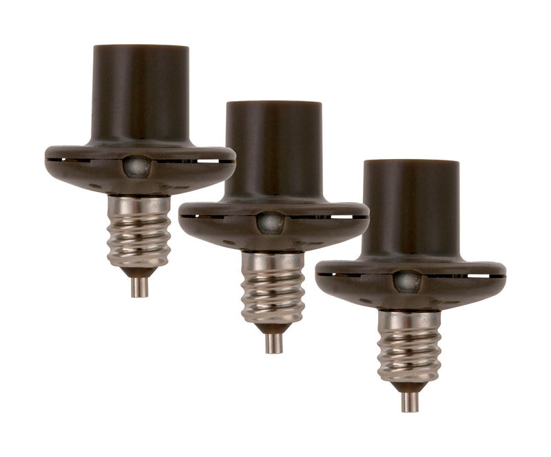 Westek Bronze Photoelectric Candelabra Light Control 3 pk