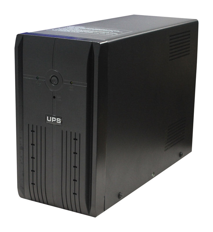 UPG 2 ft. L 4 outlets Uninterrupted Power Source Black 1500 J