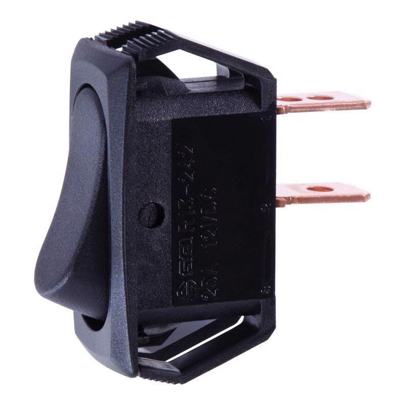 Jandorf 25 amps Single Pole Rocker Automotive/Marine Switch Black 1 pk