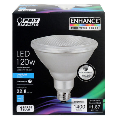 Feit Electric Enhance PAR38 E26 (Medium) LED Bulb Daylight 120 Watt Equivalence 1 pk