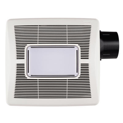 Broan Flex Series 70 CFM 2 Sones Bathroom Exhaust Fan with Light