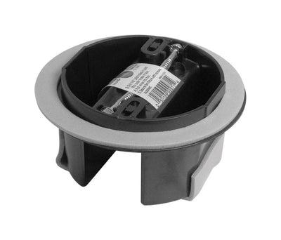 Cantex Round PVC 1 gang Junction Box Gray