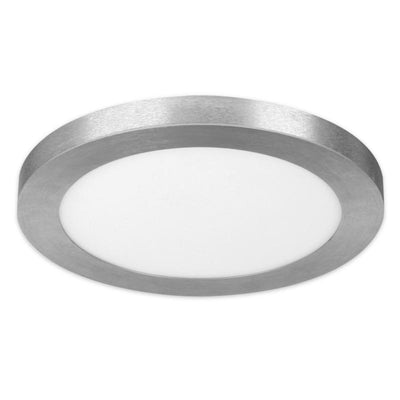 Feit Electric 13 in. W X 13.1 in. L Nickel LED Flat Panel Light Fixture