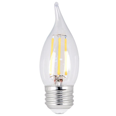 Feit Electric CA10 E26 (Medium) LED Light Bulb Soft White 60 Watt Equivalence 2 pk (cancelled)