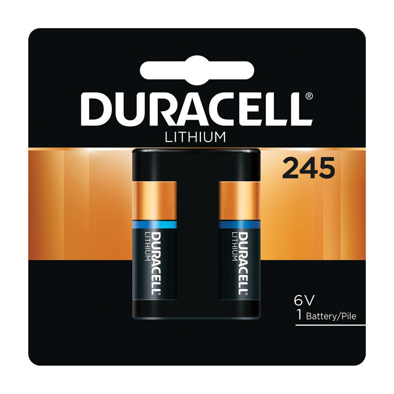 Duracell Lithium 245 6 V 1.4 Ah Camera Battery 1 pk