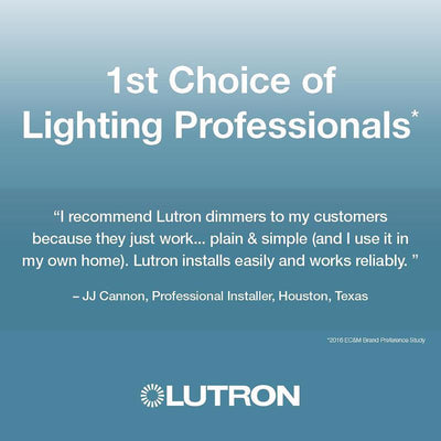 Lutron Almond 150W for CFL and LED / 600W for incandescent and halogen W 3-Way Dimmer Switch 1 pk