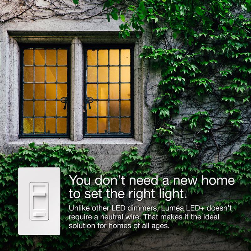 Lutron White 150W for CFL and LED / 600W for incandescent and halogen W 3-Way Dimmer Switch 1 pk