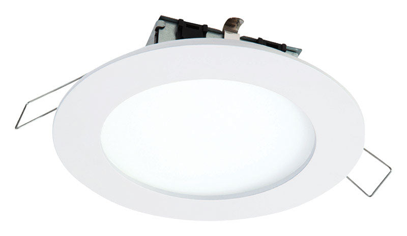 Halo White 4 in. W Plastic LED Canless Recessed Downlight 9.7 W