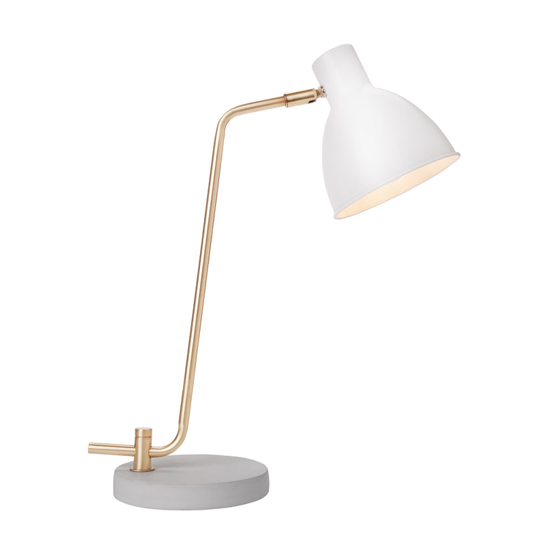 Newhouse Lighting Amelia 20.5 in. White Desk Lamp