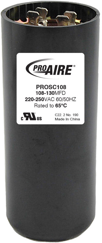 Perfect Aire ProAire 108-130 MFD 250 V Round Start Capacitor