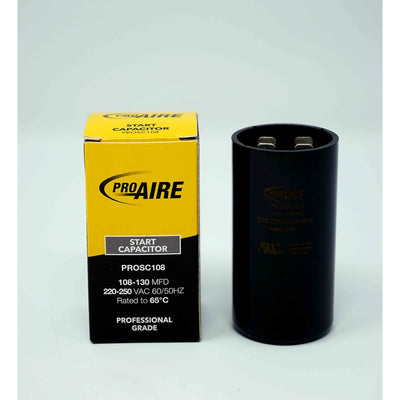 Perfect Aire ProAire 108-130 MFD 250 V Round Start Capacitor