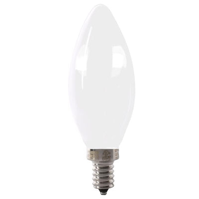 Feit Electric Enhance Blunt Tip E12 (Candelabra) Filament LED Bulb Soft White 60 Watt Equivalence 2