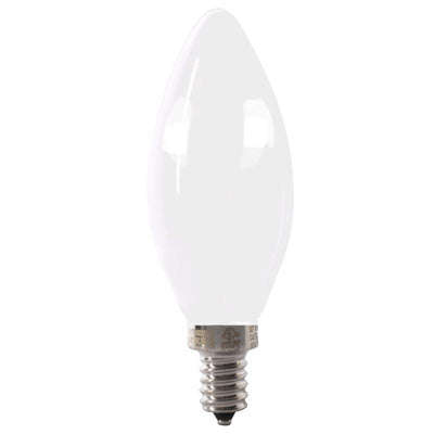 Feit Electric Enhance Blunt Tip E12 (Candelabra) Filament LED Bulb Daylight 60 Watt Equivalence 2 pk