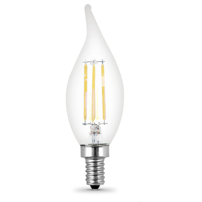 Feit Electric Enhance CA10 E12 (Candelabra) Filament LED Bulb Daylight 40 Watt Equivalence 4 pk (cancelled)