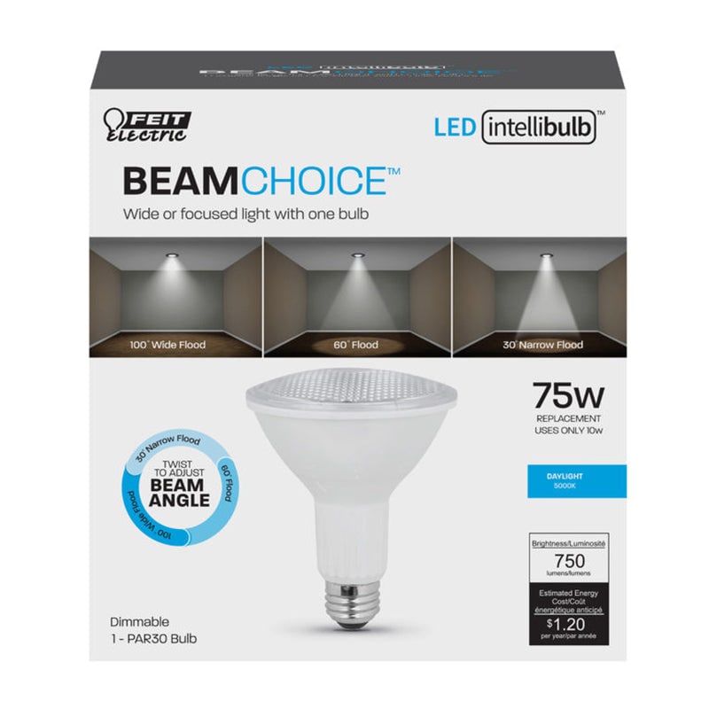 Feit Electric Intellibulb BeamChoice PAR30 E26 (Medium) LED Bulb Daylight 75 Watt Equivalence 1 pk