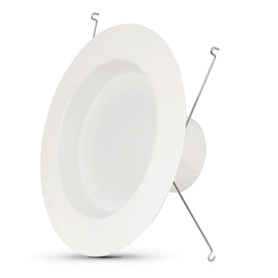 Feit Electric White 5 and 6 in. W Metal LED Retrofit Recessed Lighting 11.3 W