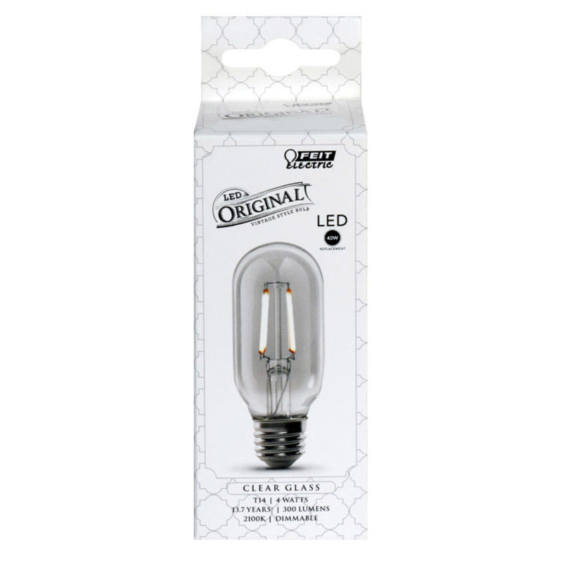 Feit Electric T14 E26 (Medium) LED Bulb Soft White 40 Watt Equivalence 1 pk