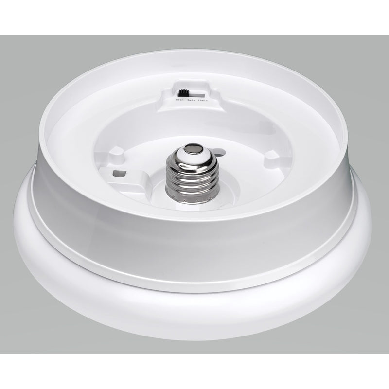 ETi Spin Light 3.54 in. H X 7 in. W X 7 in. L White LED Ceiling Spin Light