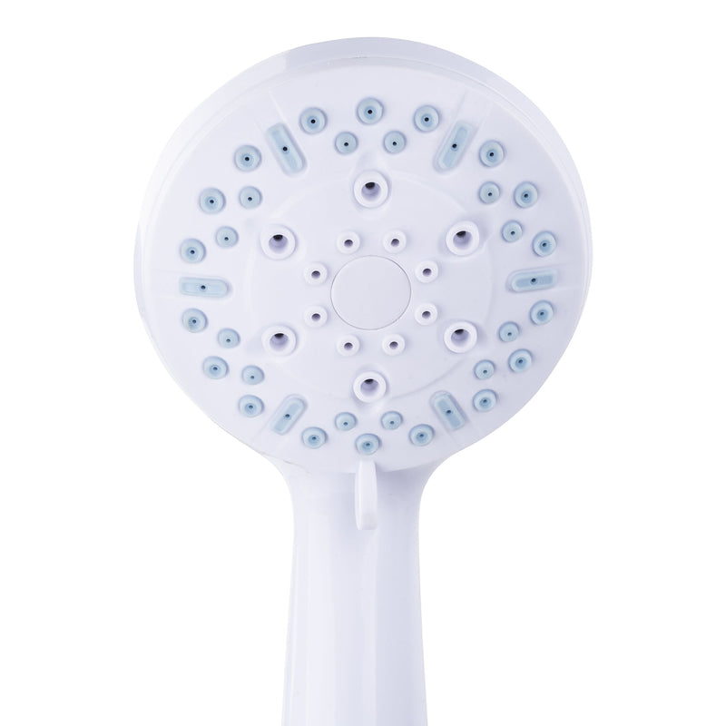 Homewerks Exquisite White Plastic 3 settings Handheld Showerhead 1.8 gpm