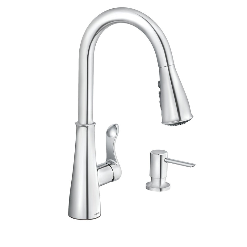 Moen Hadley One Handle Chrome Pull-Down Kitchen Faucet