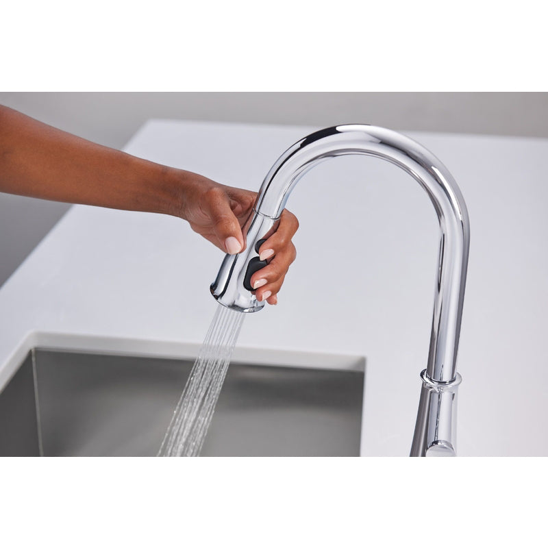 Moen Hadley One Handle Chrome Pull-Down Kitchen Faucet